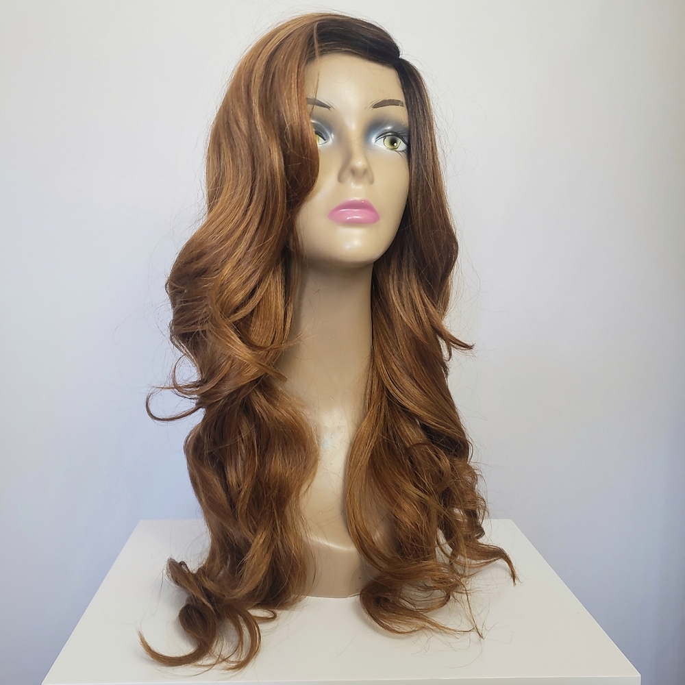 Ombre Brown Synthetic Wig